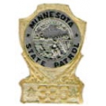 MINNESOTA STATE PATROL PIN MN MINI BADGE PIN